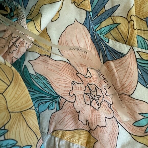 NWT Hayden Los Angeles Romantic Floral Wide leg Jumpsuit Size XL - Picture 11 of 14